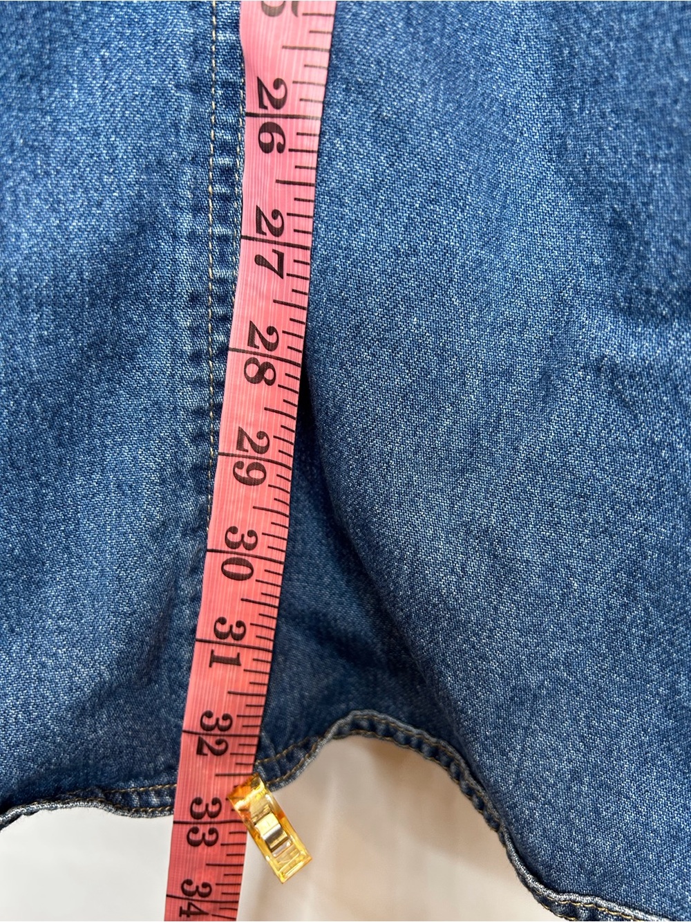 Vintage Liz Claiborne Blue Denim Skirt - Picture 4 of 6